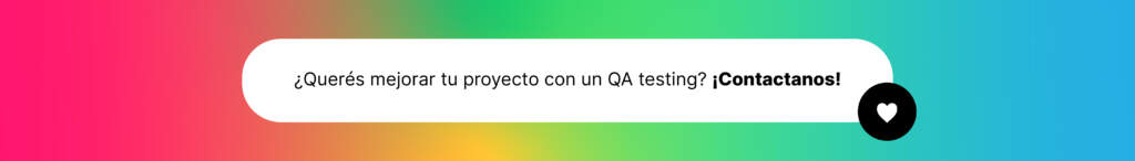 Banner invitando a contactar a Crombie para mejorar proyectos de software mediante el QA testing y la inteligencia artificial.