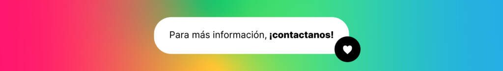 Banner colorido con un botón central que invita a contactar con Crombie si desean conocer más información.