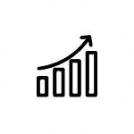 Chart icon illustrating Crombie's low turnover rate of 11%.